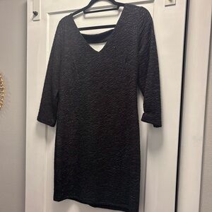 BCBG Generation Black Shimmer Dress - Size L